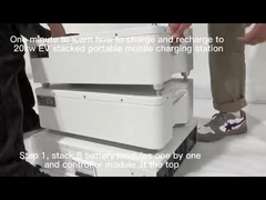 Bộ lưu trữ năng lượng CCS 1 CCS 2 Pin sạc ô tô điện di động 19,2kwh