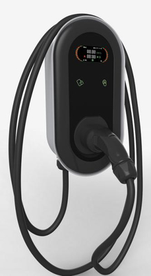 Trạm sạc AC EV 7kW DC6mA Một pha Màn hình 4,3 inch