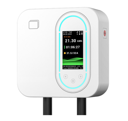 Mua 22kW sạc nhanh ba pha Smart Home Wallbox chứng nhận CE Sạc xe điện gắn tường IP65 Không thấm nước Hỗ trợ Kết nối RFID / WiFi / Bluetooth Có sẵn màu trắng và đen sản xuất trực tuyến