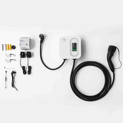 Mua 22kW sạc nhanh ba pha Smart Home Wallbox chứng nhận CE Sạc xe điện gắn tường IP65 Không thấm nước Hỗ trợ Kết nối RFID / WiFi / Bluetooth Có sẵn màu trắng và đen sản xuất trực tuyến