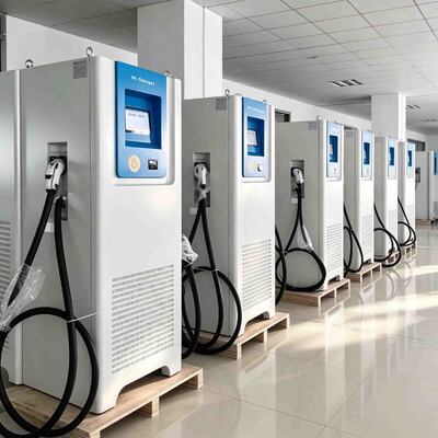 Mua Trạm sạc nhanh 60kW-120KW DC cho xe điện với CCS GBT cắm kép sản xuất trực tuyến