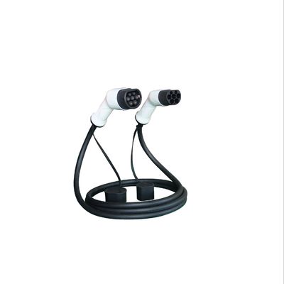 Mua Mạnh mẽ Nhẹ nhàng Cáp sạc EV Loại 2 đến Loại 2 Đầu cắm IEC 62196-2 Tiêu chuẩn EU sản xuất trực tuyến