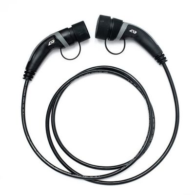 Đen 16A 3 pha 5m Cáp loại 2 đến loại 2 Chất liệu TPU Chứng nhận TUV