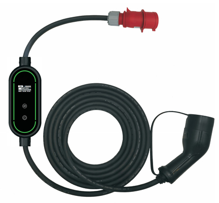 Giá tốt Bộ sạc EV 11kW Loại 2 Bảo vệ chống rò rỉ di động 480V Amps có thể điều chỉnh trực tuyến