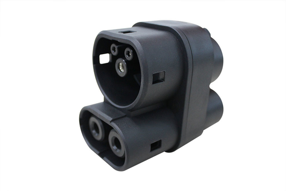 Giá tốt Bộ chuyển đổi 125A CCS2 ĐẾN CCS1 sử dụng cho Sạc ô tô tiêu chuẩn CCS1 trên Trạm CCS2 trực tuyến