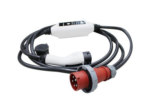 Giá tốt Bộ sạc EV di động 380V 16A 11KW 3 pha với phích cắm RED CEE trực tuyến