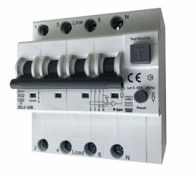Giá tốt IEC 62423 32A Bộ ngắt mạch RCD MCB RCCB RCBO có bảo vệ quá dòng trực tuyến
