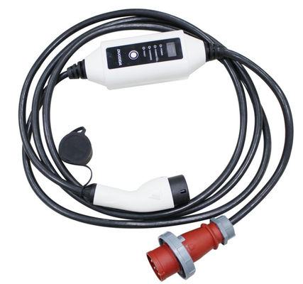 Giá tốt IEC 62196 Loại 2 Bộ sạc EV di động 22kW Dòng điện có thể điều chỉnh 3 pha trực tuyến
